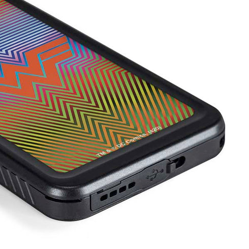 Wonder Woman 1984 (2020) Rainbow Chevron Logo Galaxy S23 Waterproof Case
