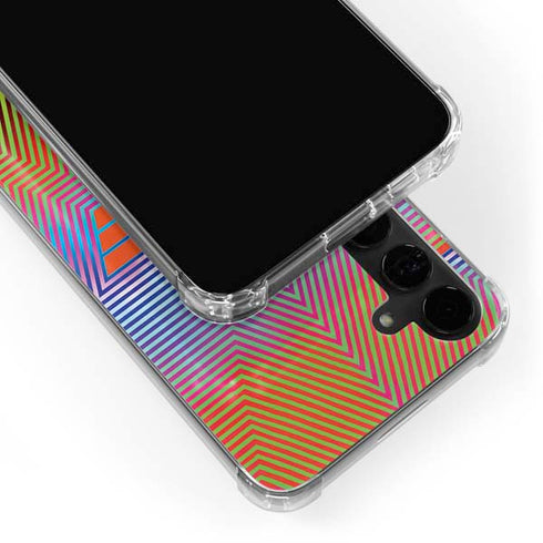Wonder Woman 1984 (2020) Rainbow Chevron Logo Galaxy S24 Plus Clear Case