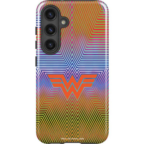 Wonder Woman 1984 (2020) Rainbow Chevron Logo Galaxy S24 Plus Impact Case