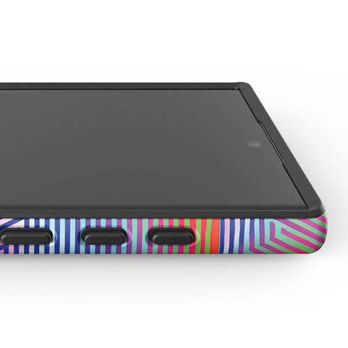 Wonder Woman 1984 (2020) Rainbow Chevron Logo Galaxy S24 Ultra Impact Case