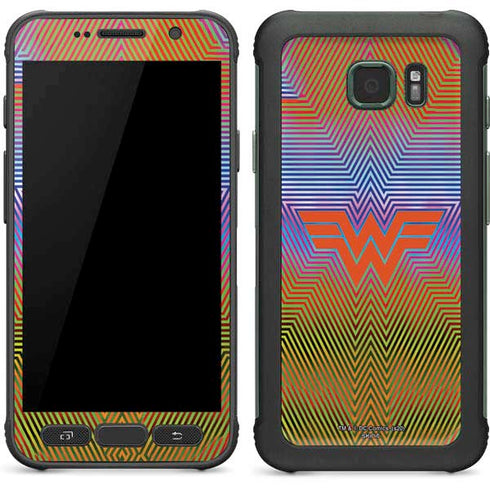 Wonder Woman 1984 (2020) Rainbow Chevron Logo Galaxy S7 Active Skin