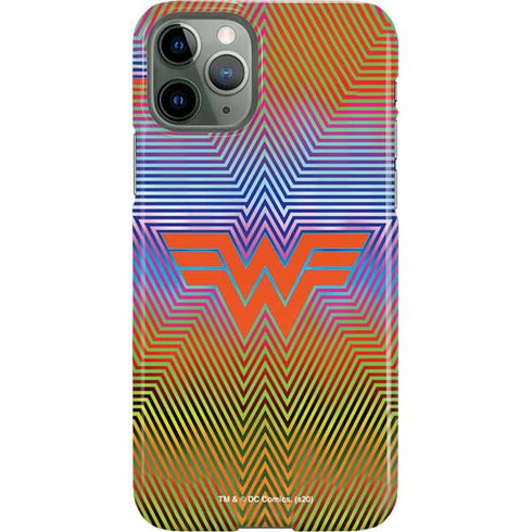Wonder Woman 1984 (2020) Rainbow Chevron Logo iPhone 11 Pro Lite Case