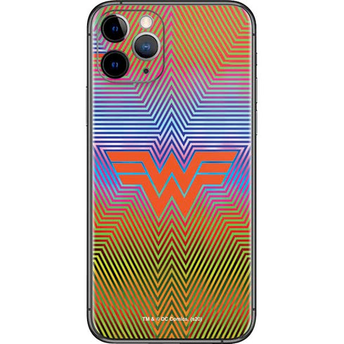 Wonder Woman 1984 (2020) Rainbow Chevron Logo iPhone 11 Pro Skin