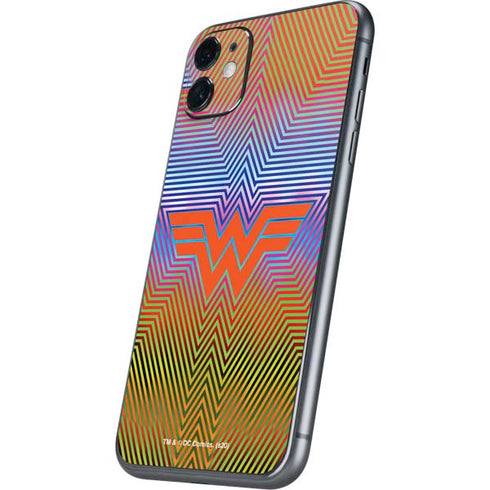 Wonder Woman 1984 (2020) Rainbow Chevron Logo iPhone 11 Skin