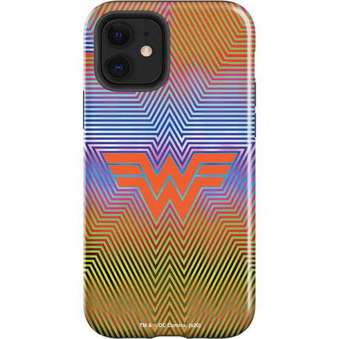 Wonder Woman 1984 (2020) Rainbow Chevron Logo iPhone 12 Impact Case