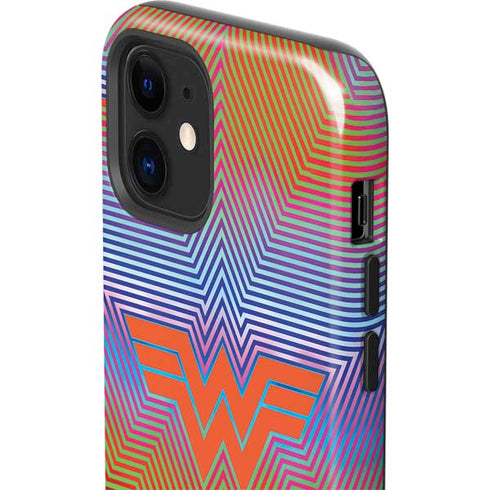 Wonder Woman 1984 (2020) Rainbow Chevron Logo iPhone 12 Impact Case