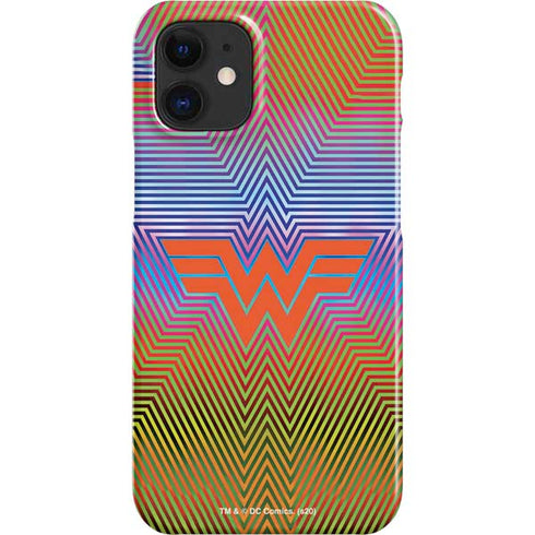 Wonder Woman 1984 (2020) Rainbow Chevron Logo iPhone 12 Mini Lite Case