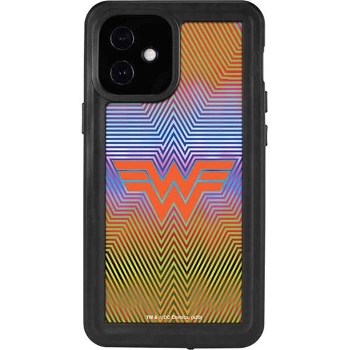 Wonder Woman 1984 (2020) Rainbow Chevron Logo iPhone 12 Mini Waterproof Case