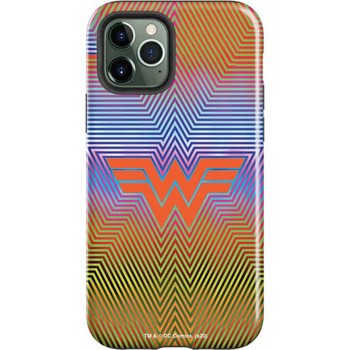 Wonder Woman 1984 (2020) Rainbow Chevron Logo iPhone 12 Pro Impact Case