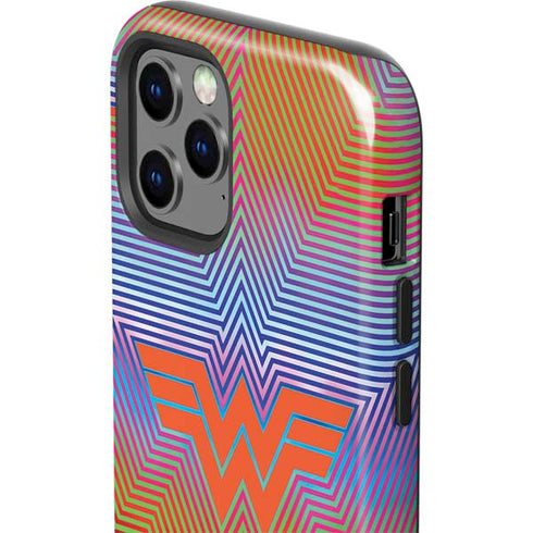 Wonder Woman 1984 (2020) Rainbow Chevron Logo iPhone 12 Pro Impact Case