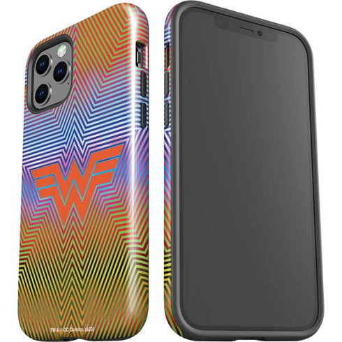 Wonder Woman 1984 (2020) Rainbow Chevron Logo iPhone 12 Pro Impact Case