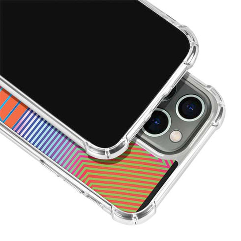 Wonder Woman 1984 (2020) Rainbow Chevron Logo iPhone 13 Pro Clear Case