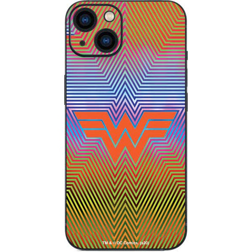 Wonder Woman 1984 (2020) Rainbow Chevron Logo iPhone 14 Plus Skin