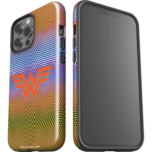 Wonder Woman 1984 (2020) Rainbow Chevron Logo iPhone 14 Pro Max Impact Case