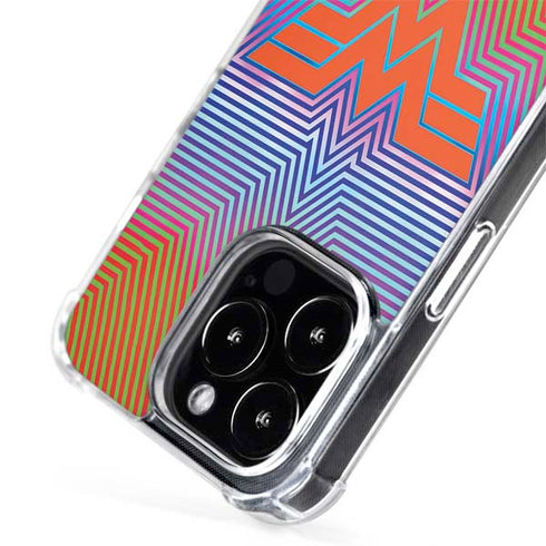 Wonder Woman 1984 (2020) Rainbow Chevron Logo iPhone 14 Pro Max MagSafe Case
