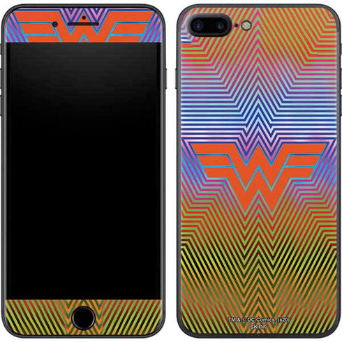 Wonder Woman 1984 (2020) Rainbow Chevron Logo iPhone 8 Plus Skin