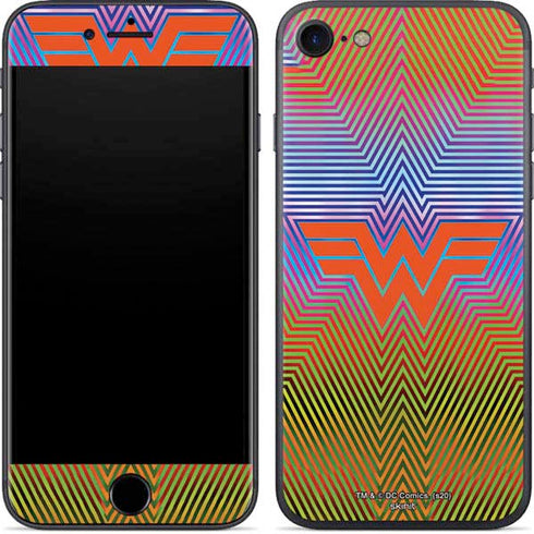 Wonder Woman 1984 (2020) Rainbow Chevron Logo iPhone 8 Skin