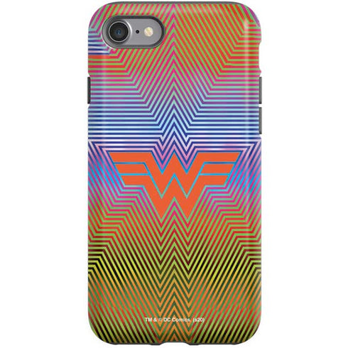 Wonder Woman 1984 (2020) Rainbow Chevron Logo iPhone SE (2nd & 3rd Gen) Pro Case