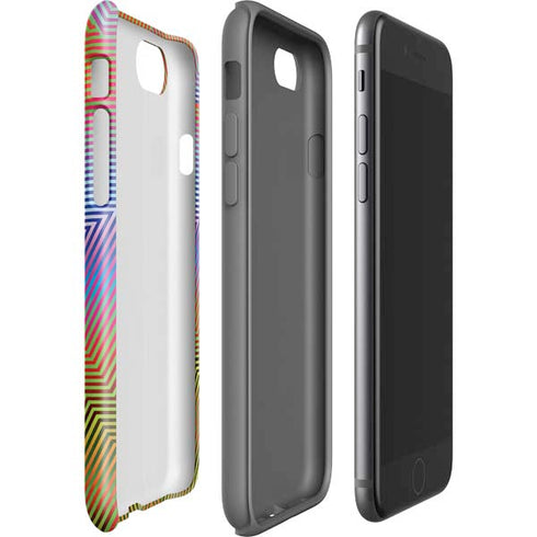 Wonder Woman 1984 (2020) Rainbow Chevron Logo iPhone SE (2nd & 3rd Gen) Pro Case