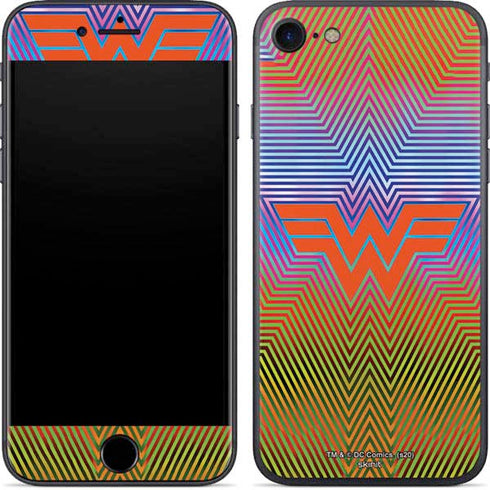 Wonder Woman 1984 (2020) Rainbow Chevron Logo iPhone SE (2nd & 3rd Gen) Skin