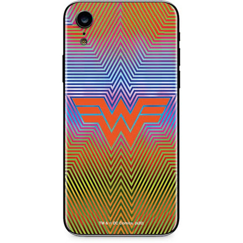 Wonder Woman 1984 (2020) Rainbow Chevron Logo iPhone XR Skin