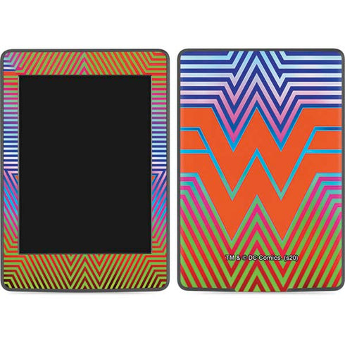 Wonder Woman 1984 (2020) Rainbow Chevron Logo Amazon Kindle Skin