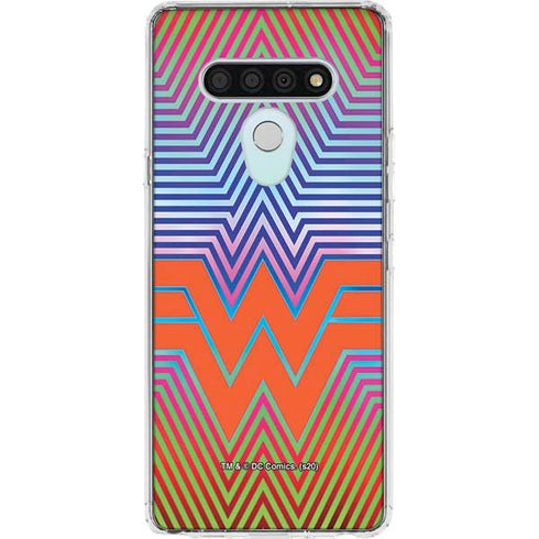 Wonder Woman 1984 (2020) Rainbow Chevron Logo LG Stylo 6 Clear Case
