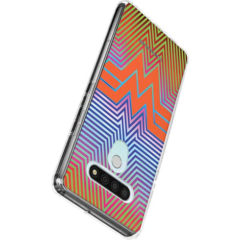 Wonder Woman 1984 (2020) Rainbow Chevron Logo LG Stylo 6 Clear Case