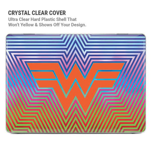 Wonder Woman 1984 (2020) Rainbow Chevron Logo MacBook Air 13in M1 (2021) Case plus Skin