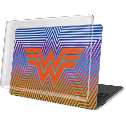 Wonder Woman 1984 (2020) Rainbow Chevron Logo MacBook Pro 15in (2016-19) Case plus Skin