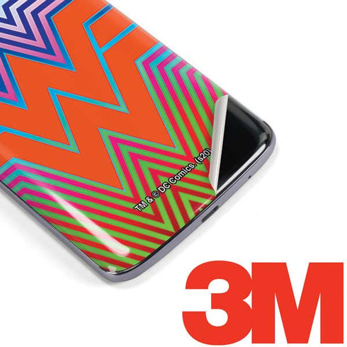 Wonder Woman 1984 (2020) Rainbow Chevron Logo Moto E5 Plus Skin