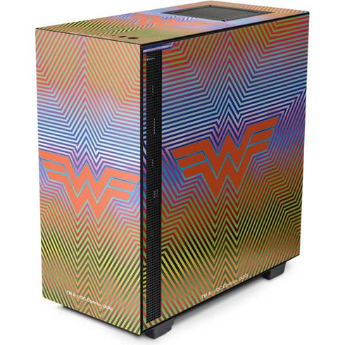 Wonder Woman 1984 (2020) Rainbow Chevron Logo NZXT H510 Compact ATX Mid-Tower Case Skin