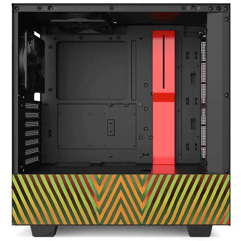 Wonder Woman 1984 (2020) Rainbow Chevron Logo NZXT H510 Compact ATX Mid-Tower Case Skin