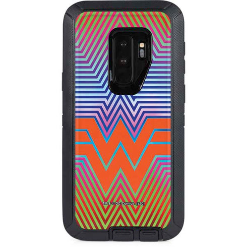 Wonder Woman 1984 (2020) Rainbow Chevron Logo Otterbox Defender Galaxy Skin