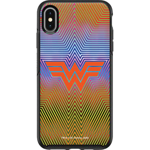 Wonder Woman 1984 (2020) Rainbow Chevron Logo Otterbox Symmetry iPhone Skin