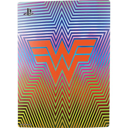 Wonder Woman 1984 (2020) Rainbow Chevron Logo PS5 Bundle Skin