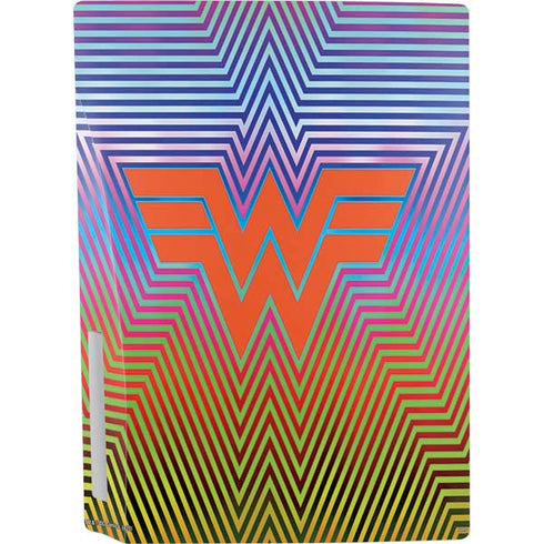 Wonder Woman 1984 (2020) Rainbow Chevron Logo PS5 Console Skin