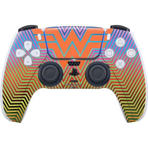 Wonder Woman 1984 (2020) Rainbow Chevron Logo PS5 Controller Skin