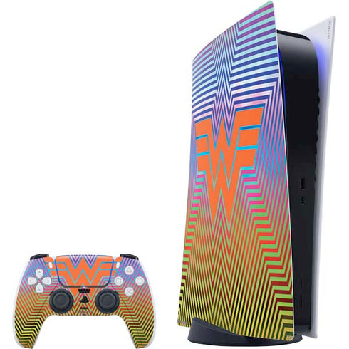 Wonder Woman 1984 (2020) Rainbow Chevron Logo PS5 Digital Edition Bundle Skin
