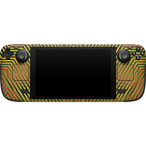 Wonder Woman 1984 (2020) Rainbow Chevron Logo Steam Deck Handheld Gaming Computer Skin