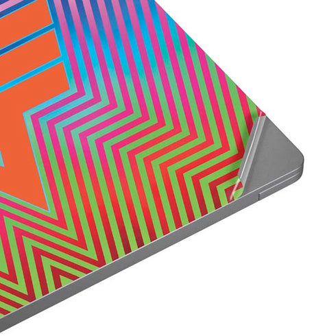 Wonder Woman 1984 (2020) Rainbow Chevron Logo Universal Laptop 15in (12.2 x 8.8in) Skin