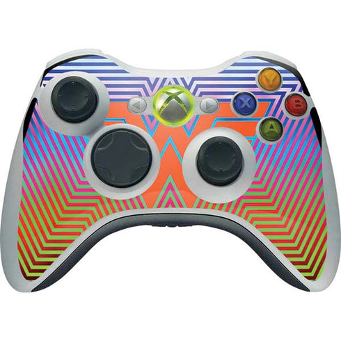 Wonder Woman 1984 (2020) Rainbow Chevron Logo Xbox 360 Wireless Controller Skin