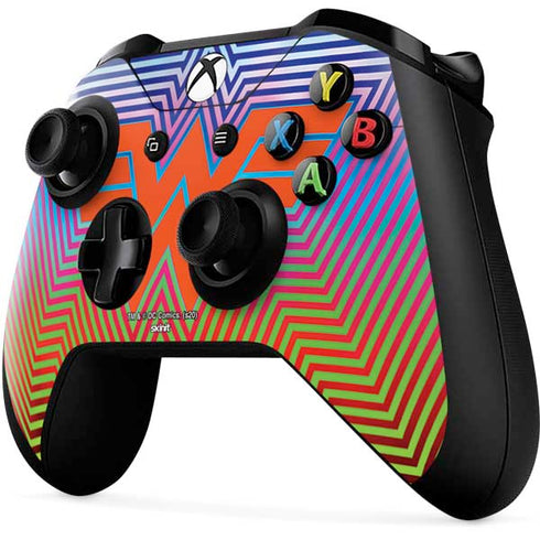 Wonder Woman 1984 (2020) Rainbow Chevron Logo Xbox One X Controller Skin