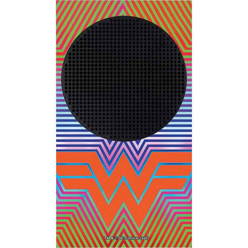 Wonder Woman 1984 (2020) Rainbow Chevron Logo Xbox Series S Console Skin