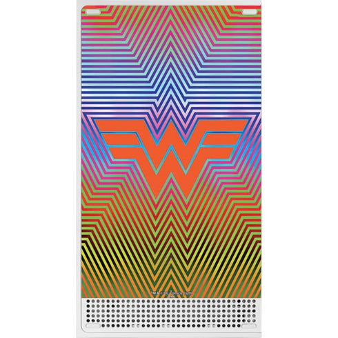 Wonder Woman 1984 (2020) Rainbow Chevron Logo Xbox Series S Console Skin