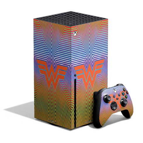 Wonder Woman 1984 (2020) Rainbow Chevron Logo Xbox Series X Bundle Skin