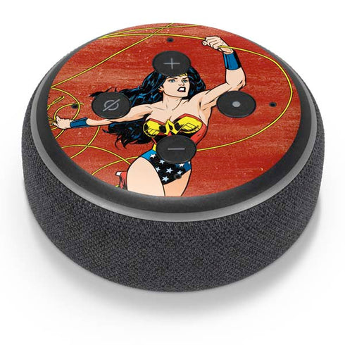 DC Comics Wonder Woman Ready to Fight Amazon Echo Dot Skin