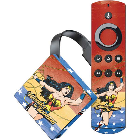 DC Comics Wonder Woman Ready to Fight Amazon Fire TV Skin