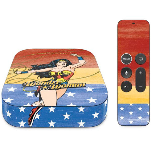 DC Comics Wonder Woman Ready to Fight Apple TV Skin