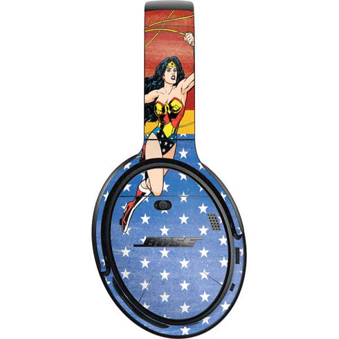 DC Comics Wonder Woman Ready to Fight Bose QuietComfort 35 II Headphones Skin